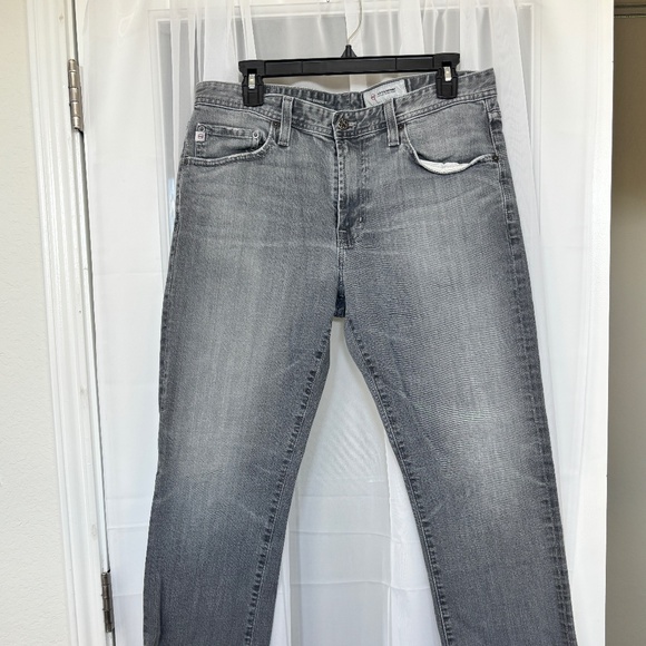 Mens AG The Graduate Tailored Leg jeans in gray - Picture 1 of 6